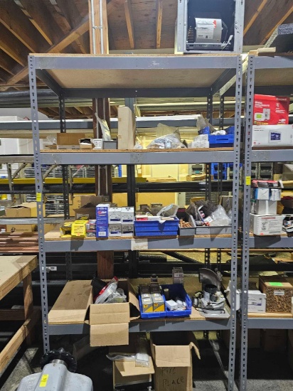 SHELVING UNIT W/CONTENTS