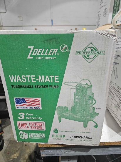 ZOELLER SUBMERSIBLE SEWAGE PUMP