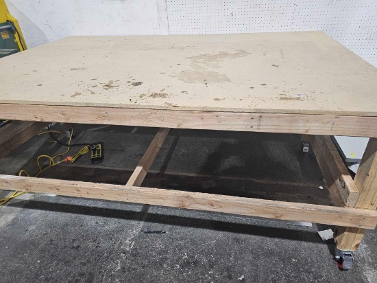 WOODEN WORK TABLE