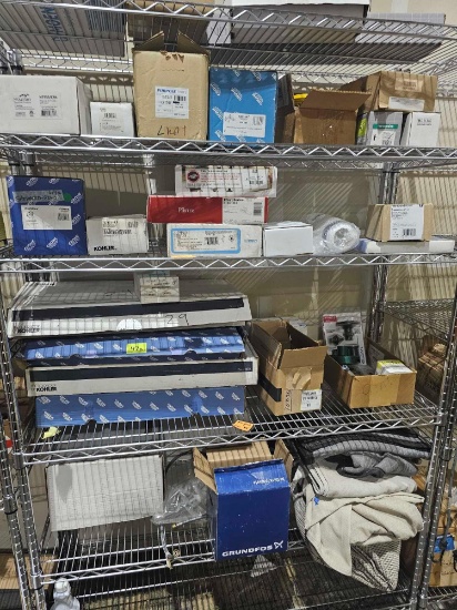 METRO RACK WITH CONTENTS