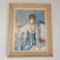 THE BLUE ROOM READER OIL ON BOARD