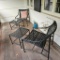 PAIR OF ALUMINUM OUTDOOR CHAIRS