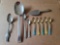 SMALL MIXED LOT OF SILVER UTINCILS