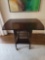 WOOD SERVING CART TABLE OR TEA CADDY