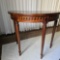 HALF MOON MAHOGANY SIDE TABLE