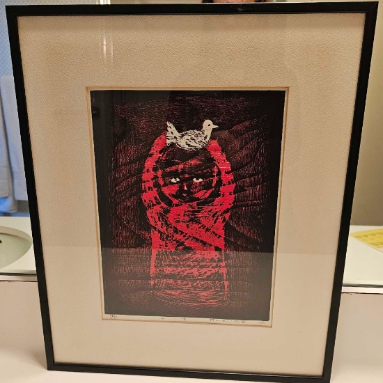 FUMIAKI JAPANESE WOODBLOCK PRINT