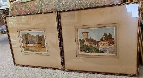 2 ORIGINAL MONOTYPES IN COLOR