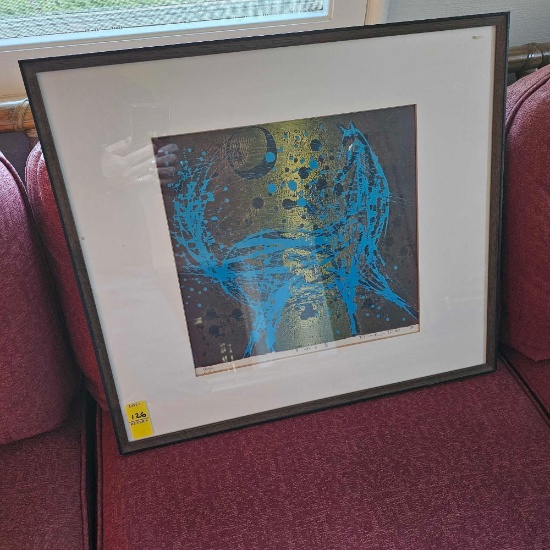 FUKITA FUMIAKI WOOD BLOCK PRINT