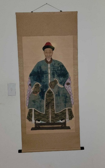 CHINESE ANCESTOR PORTRAIT SCROLL