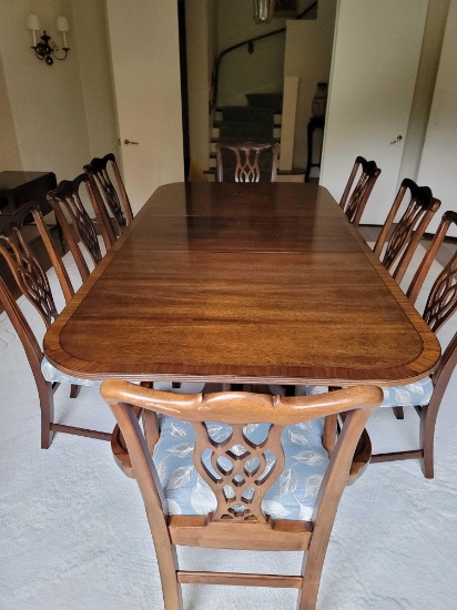 CHIPPENDALE STYLE DINING TABLE
