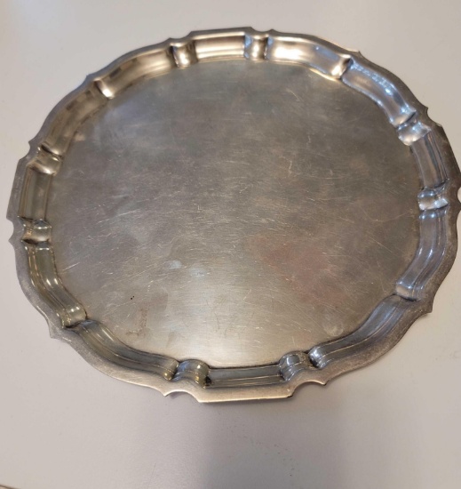 CHIPPENDALE STERLING SERVING TRAY