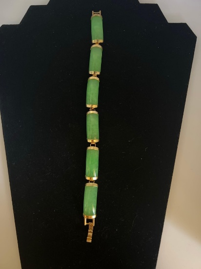 14K JADE BRACELET