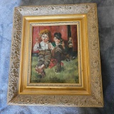 2 BAD BOYS OIL ON CANVAS