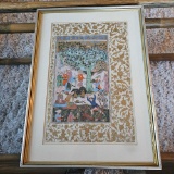 PREPARATION FOR A FEAST FRAMED ART