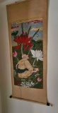 LOTUS BLOOMS ADMIRATION PAINT ON SILK