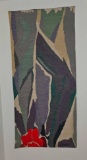 VINTAGE HAND MADE WOOL TAPESTRY