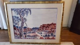 OTTO PAREROULTJA FRAMED WATER COLOR