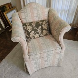 2 MATCHING VINTAGE CAMELBACK CHAIRS