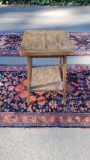 BENCH STYLE END TABLE