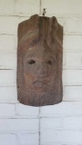 NATIVE AMERICAN MASK CARVING