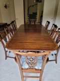 CHIPPENDALE STYLE DINING TABLE