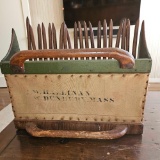 WOOD AND METAL ANTIQUE CRANBURY RAKE