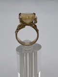 14K GOLDEN CITRINE RING