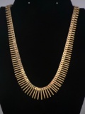 18K FRINGE CLEOPATRA NECKLACE