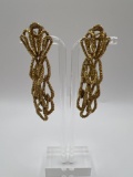 18K GOLD TWIST EARRINGS