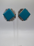 TURQUOISE & SILVER EARRINGS