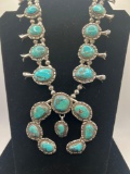 TURQUOISE & SILVER NECKLACE