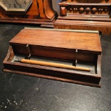 VINTAGE INK WELL AND STAMP SCALE