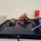 BLUE ROLLING TOOL CART