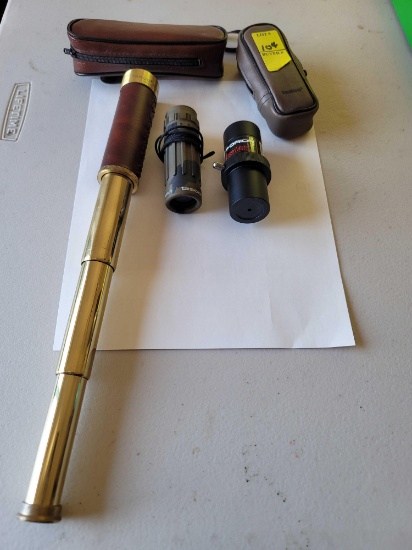 HAND HELD TELESCOPES AND LASER