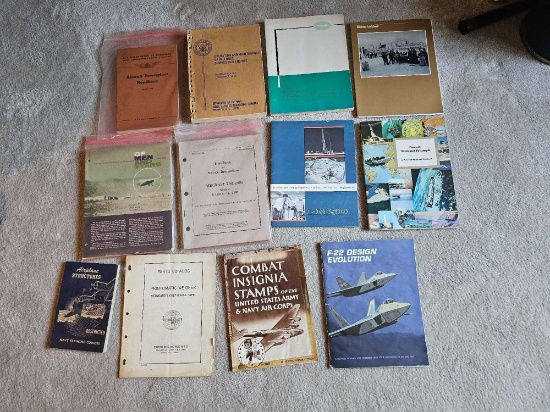 VINTAGE LOCKHEED MARTIN & MILITARY BOOKS