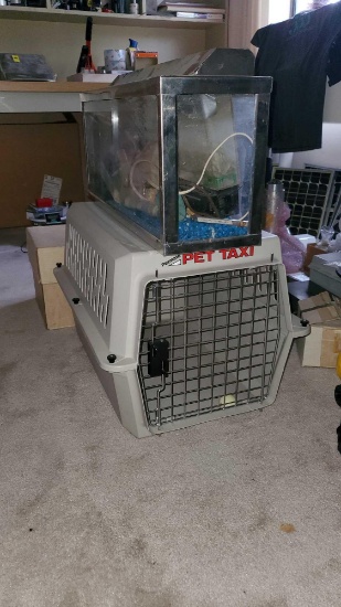 STAINLESS FISH TANK AND PET CARRIER