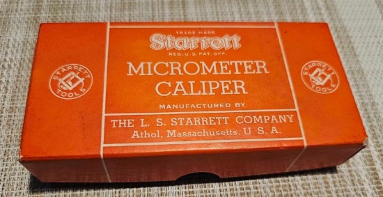 STARRETT MICROMETER CALIPER