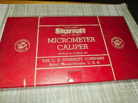 STARRETT MICROMETER CALIPER