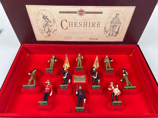 BRITAINS CHESHIRE REGIMENT TOY SOLDIERS