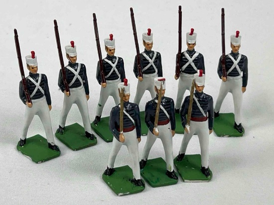 BRITAINS METAL TOY SOLDIER GROUPING