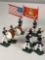 BRITAINS US MARINE CORPS MUSICIANS & COLOR GUARD
