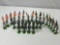 BRITAINS LOT OF COLOR GUARD SOLDIERS AND FLAGS