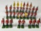 BRITAINS MIDDLESEX REGIMENT COLOR PARTY & DRUM BUGLE
