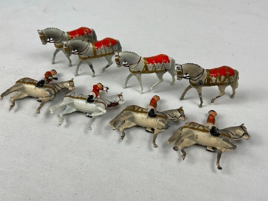 BRITAINS CORONATION HORSES AND RIDERS