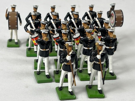 BRITAINS US FLEET MARINE DRUM & BUGLE