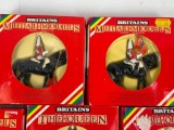 BRITAINS MIXED LOT SINGLE BOX MOUNTED SOLDIERS