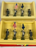 BRITAINS US ARMY COLOR PARTY SETS