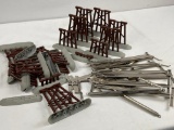 O GAUGE TRESTLE AND TRACK SUPPORTS