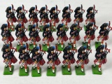 BRITAINS BLACK WATCH SCOTS GUARD PIPERS