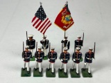 MIXED LOT OF DUCAL AND BRITAINS SOLDIERS